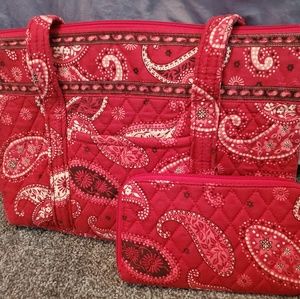 Purse and wallet set